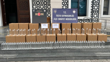 Kastamonuda bin litre etil alkol ele geçirildi