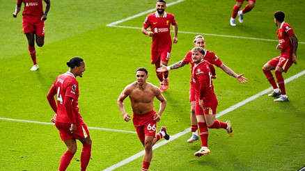 Liverpool artık şampi Leicester düştü