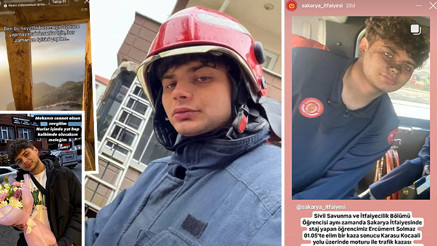 Stajyer itfaiyecinin kahreden ölümü