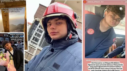 Stajyer itfaiyeci, kız arkadaşının yanına giderken kazada hayatını kaybetti