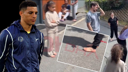 Fenerbahçeli Diego Carlos ve ailesi deprem sonrası kendilerini sokağa attı Fenerbahçeli Diego Carlos ve ailesi deprem sonrası kendilerini sokağa attı