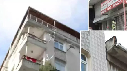 Şirinevlerde riskli bir bina boşaltıldı