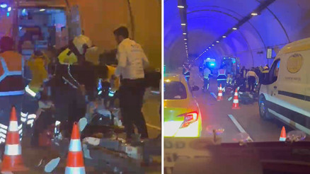 Beşiktaşta motosiklet sürücüsünün feci ölümü