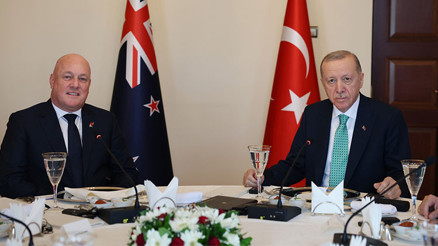Cumhurbaşkanı Erdoğan, Yeni Zelanda Başbakanı Luxon onuruna yemek verdi