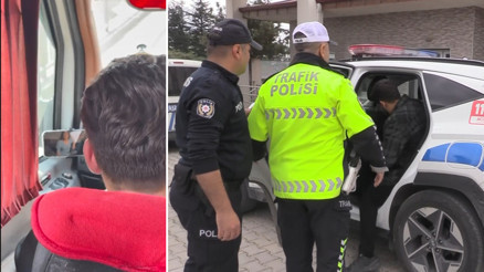 Eskişehirde minibüs kullanırken film izleyen şoföre idari para cezası