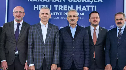 Bakan Uraloğlu: Karaman-Ulukışla arası 145 dakikadan 50 dakikaya düşecek Bakan Uraloğlu: Karaman-Ulukışla arası 145 dakikadan 50 dakikaya düşecek