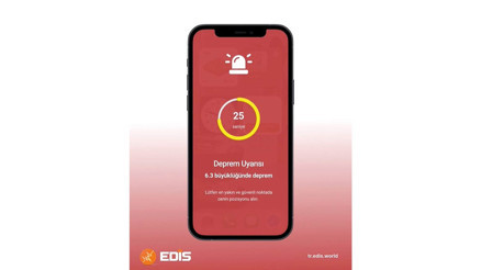 EDİS depremi 2-15 saniye önce söyledi