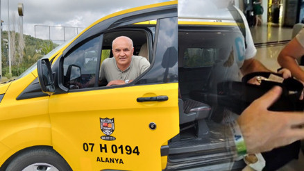 Takside unutulan 18 bin 300 Euro’yu sahibine teslim etti