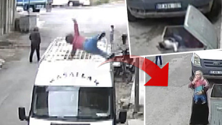 Nevşehirde inanılmaz anlar 2 yaşındaki çocuk çöp konteynerine böyle düştü