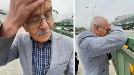 Eşini otobüste unuttu; yaşadığı paniği torunu cep telefonuyla görüntüledi