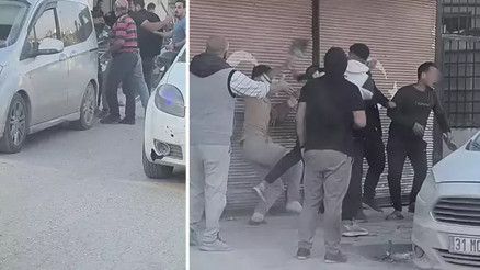 Hatayda keserli kavga kamerada