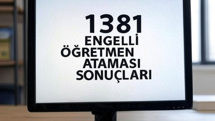 1.381 ENGELLİ ÖĞRETMEN ATAMA SONUÇLARI İSİM LİSTESİ SORGULAMA EKRANI 2025🔴 || Bakan Yusuf Tekin duyurdu: MEB engelli öğretmen ataması sonuçları açıklandı mı, ne zaman açıklanacak, nasıl öğrenilir İşte sonuç sorgulama ekranı