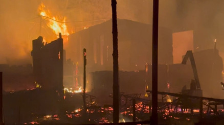 Şilede 6 restoran alev alev yandı: 3 yaralı
