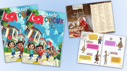 Astronot Gezeravcı Maarif Çocuk dergisinde