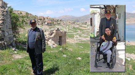 Yatalak oğlu için terk edilen mahallede yaşıyor:  35 senedir onun için bu köyü bekliyorum