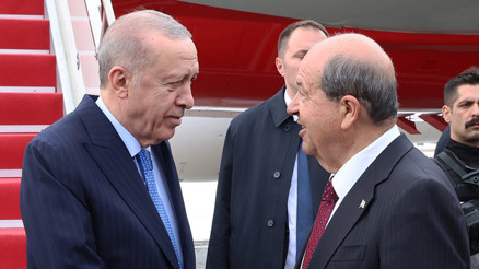 Cumhurbaşkanı Erdoğan KKTCde: Rum yönetimi telaşlandı