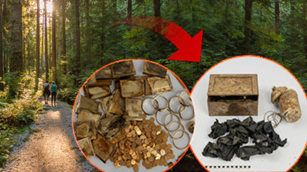 Doğa yürüyüşünde hazine buldular Türkiye’den de izler taşıyor… ‘Büyük bir gizemi barındırıyor, kariyerimde böyle bir şeye ilk kez tanık oluyorum’ Doğa yürüyüşünde hazine buldular Türkiye’den de izler taşıyor… ‘Büyük bir gizemi barındırıyor, kariyerimde böyle bir şeye ilk kez tanık oluyorum’