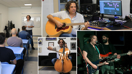 Gündüz sınıfta gece sahnede... ‘Rockçı Profesör’