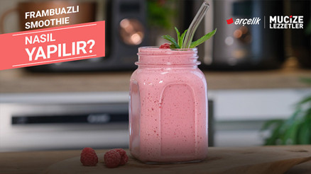 Frambuazlı smoothie nasıl yapılır | Mucize Lezzetler