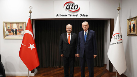 Cumhurbaşkanı Erdoğandan ATO’ya ziyaret