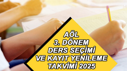 AÇIK LİSE 3 DÖNEM KAYIT TAKVİMİ 2025 || AÖL ders seçimi ne zaman, kayıtlar başladı mı Açıköğretim Lisesi kayıt yenileme ücreti ne kadar