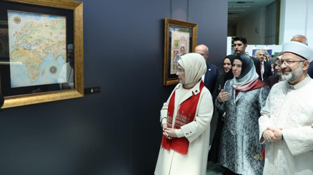 Emine Erdoğan, Uluslararası İslam Sanatları Fuarına katıldı