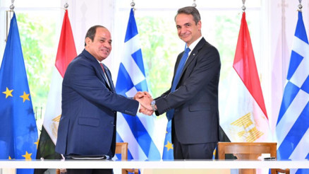 Mısır Cumhurbaşkanı Sisi, Yunanistanda