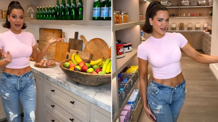 Ünlü yıldız milyonluk evinin kilerini açtı... Bütün sihir işte burada başlıyor