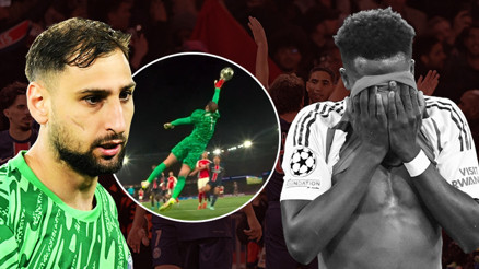 PSGnin finale çıktığı geceye Donnaruma damgasını vurdu Arsenal yıldızlarına saç baş yoldurdu