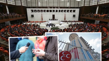 MHPden sokak röportajları için TBMMye kanun teklifi