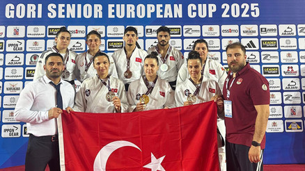 Milli judoculardan Avrupa Kupasının ilk gününde 1i altın 8 madalya