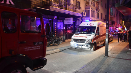 İzmir’de gaz sızıntısı sonrası patlama: 4 yaralı; o anlar kamerada