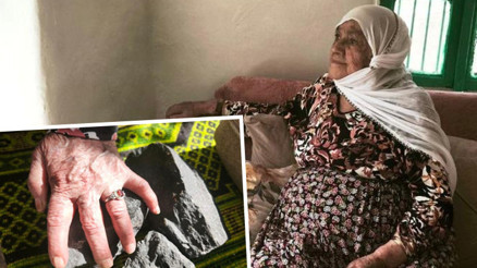 Tuncelide yaşlı kadının bahçesine düştü | Anneler Gününde hediye yağdı başımıza Tuncelide yaşlı kadının bahçesine düştü | Anneler Gününde hediye yağdı başımıza