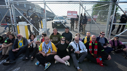 ABDde göçmen protestosu