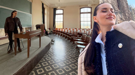 Yıllar sonra mezun olduğu okulda: Eski yuvamdayım