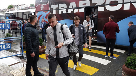 Trabzonspor Galatasaray ile oynayacağı final maçı öncesi Gaziantepe gitti