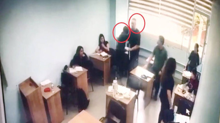 Kurstaki öğrenciye bıçaklı saldırı