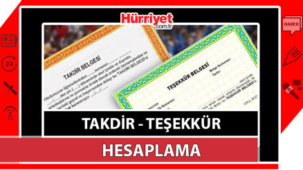 TAKDİR TEŞEKKÜR HESAPLAMA BİLGİLERİ 2025 | İlkokul, ortaokul, lise2de Teşekkür ve Takdir belgesi kaç puanla alınır 2025