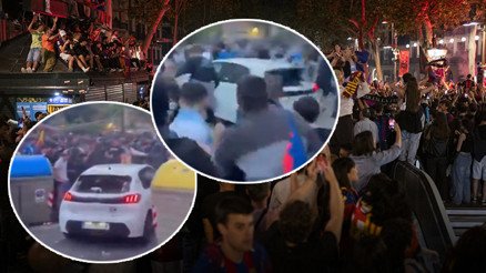 La Ligada şampiyon Barcelona Şampiyonluk kutlamalarında bir araç kalabalığa daldı: 13 yaralı