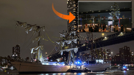 New Yorkta Meksika gemisi Brooklyn Köprüsüne çarptı: Ölü ve yaralılar var