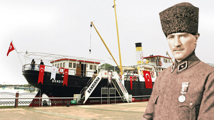 Atatürk’ün yaktığı 106 yıllık kurtuluş meşalesi