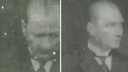 İlk kez göreceksiniz Atatürkün stüdyodaki videosu ortaya çıktı: Çok özel görüntüler