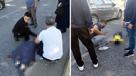 Motosikletin çarptığı babaanne ile torunu hayatını kaybetti