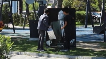 Görenler kayıtsız kalmadı: Vatandaşın Atatürk hassasiyeti kameraya böyle yansıdı