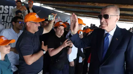 Cumhurbaşkanı Erdoğandan 7. Etnospor Kültür Festivaline ziyaret