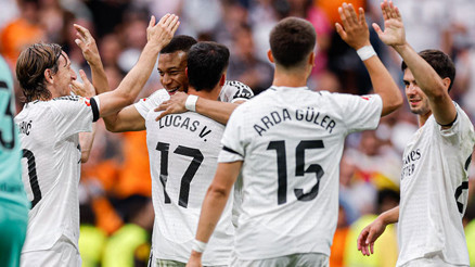 Real Madrid sezonu galibiyetle kapattı Arda Güler...