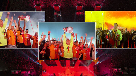 Galatasaray şampiyonluk kupasına kavuştu Yenikapıda duygusal kutlama... Galatasaray şampiyonluk kupasına kavuştu Yenikapıda duygusal kutlama...