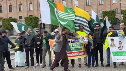 Stockholm’de Hisdistan protestosu