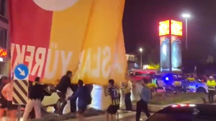 Yalovada Galatasaray bayraklarına saldıran 3 Fenerbahçe taraftarına gözaltı