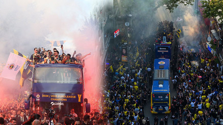 Fenerbahçe Beko, EuroLeague şampiyonluğunu kutladı